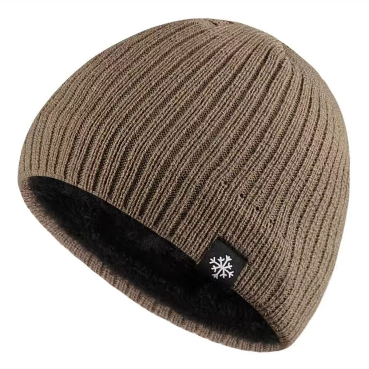 Bonnet en Tricot pour Hommes - Chapeau d'Hiver Épais pour Tous